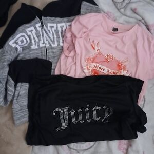 Juicy Couture Victoria's secret PINK And Y2k Shirt All Fits a Medium